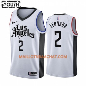 Maillot NBA Los Angeles Clippers Kawhi Leonard 2 Nike 2019-20 City Edition Swingman - Enfant